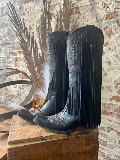 Size 8 Corral Fringe Boots ✜FINAL SALE✜ CS