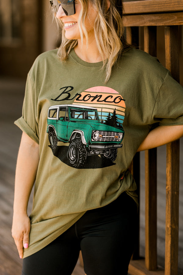 American Needle Jelly Roll Ford Bronco Graphic Tee Large