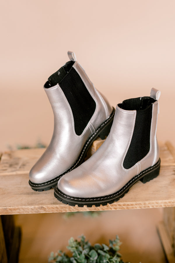 Læs eksperimentel Folde Corkys To Be Honest Chelsea Ankle Boots [Silver] ✜ON SALE NOW✜ – Broker  Leather