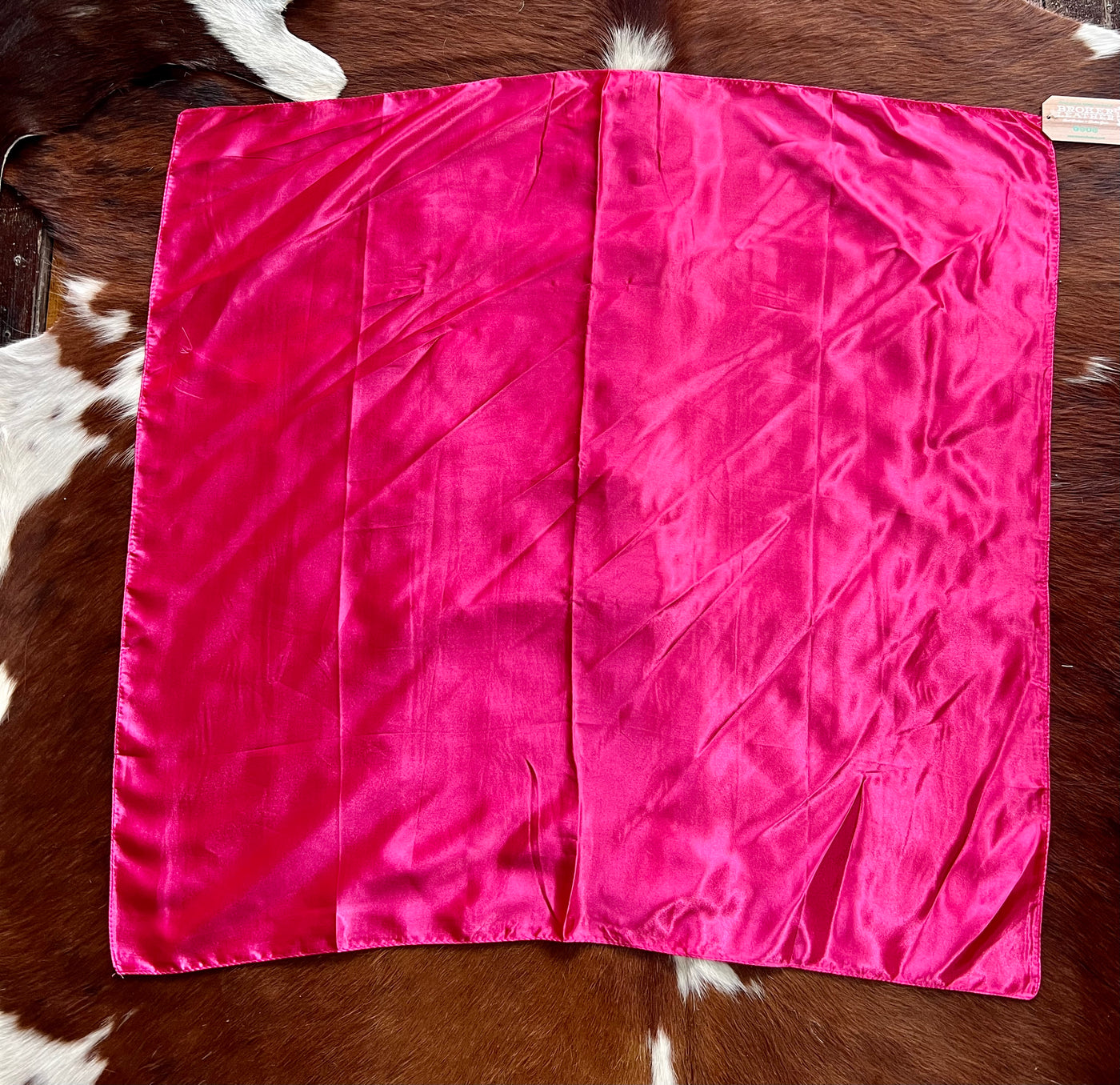 Shanea Solid Hot Pink Wild Rag