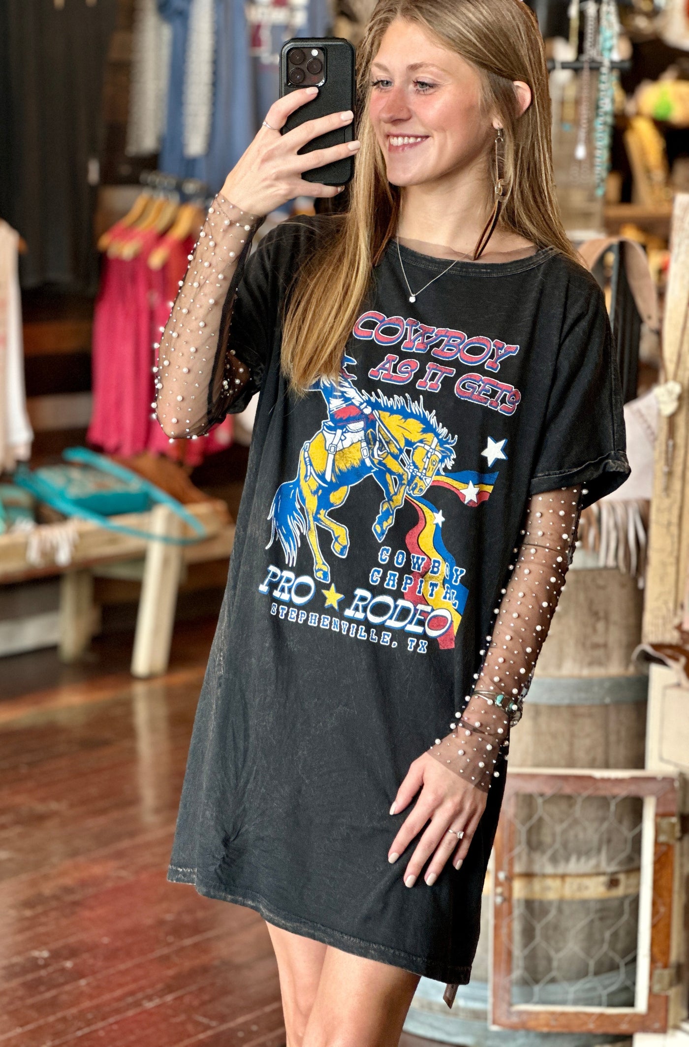 Ruth Pro Rodeo Graphic Tee Dress ✜ON SALE NOW✜