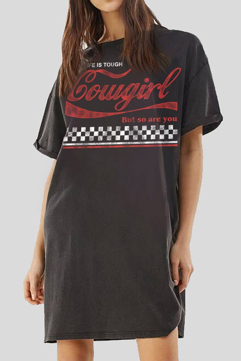 Coke Cowgirl Graphic Tee Dress