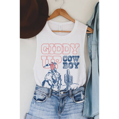 Preston Giddy Up Graphic Tank Top ✜ON SALE NOW✜