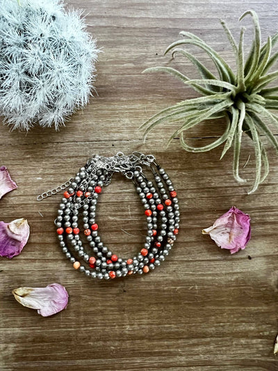 Shemar Orange Magnesite Bracelet ✙ON SALE NOW✙