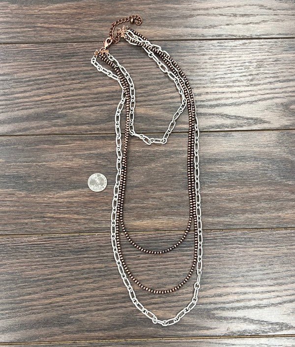 Pearson Chain & Pearl Necklace