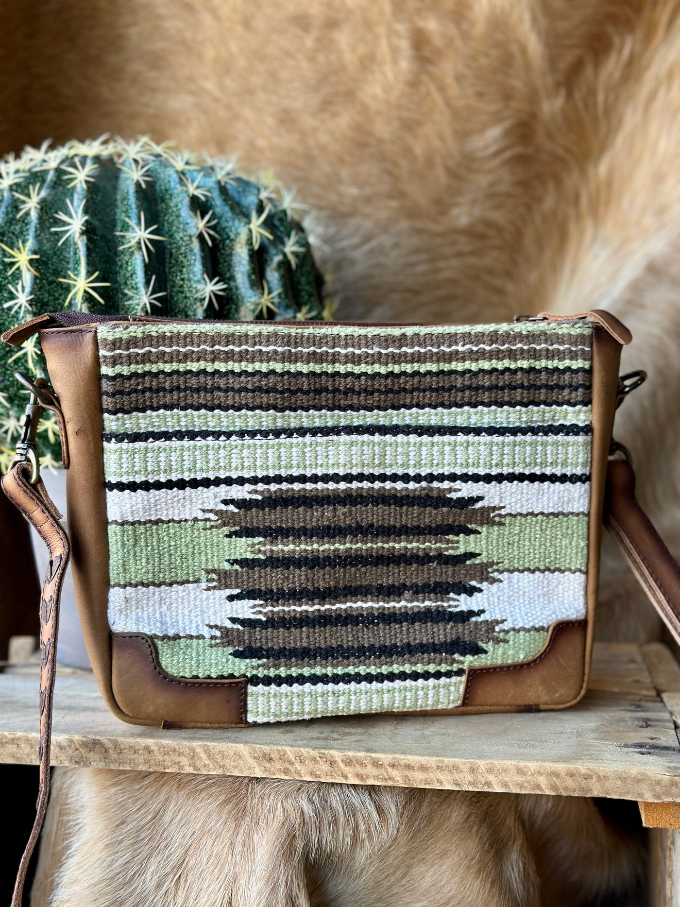 Calum Saddle Blanket Crossbody Bag