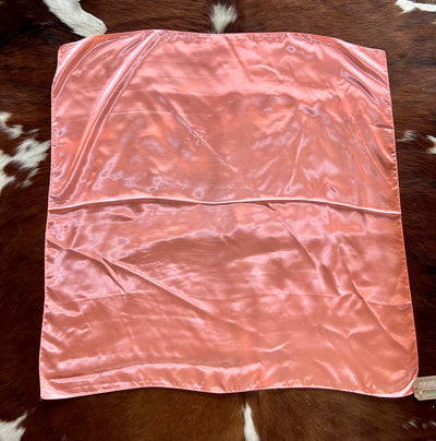 Georgia Solid Peach Wild Rag