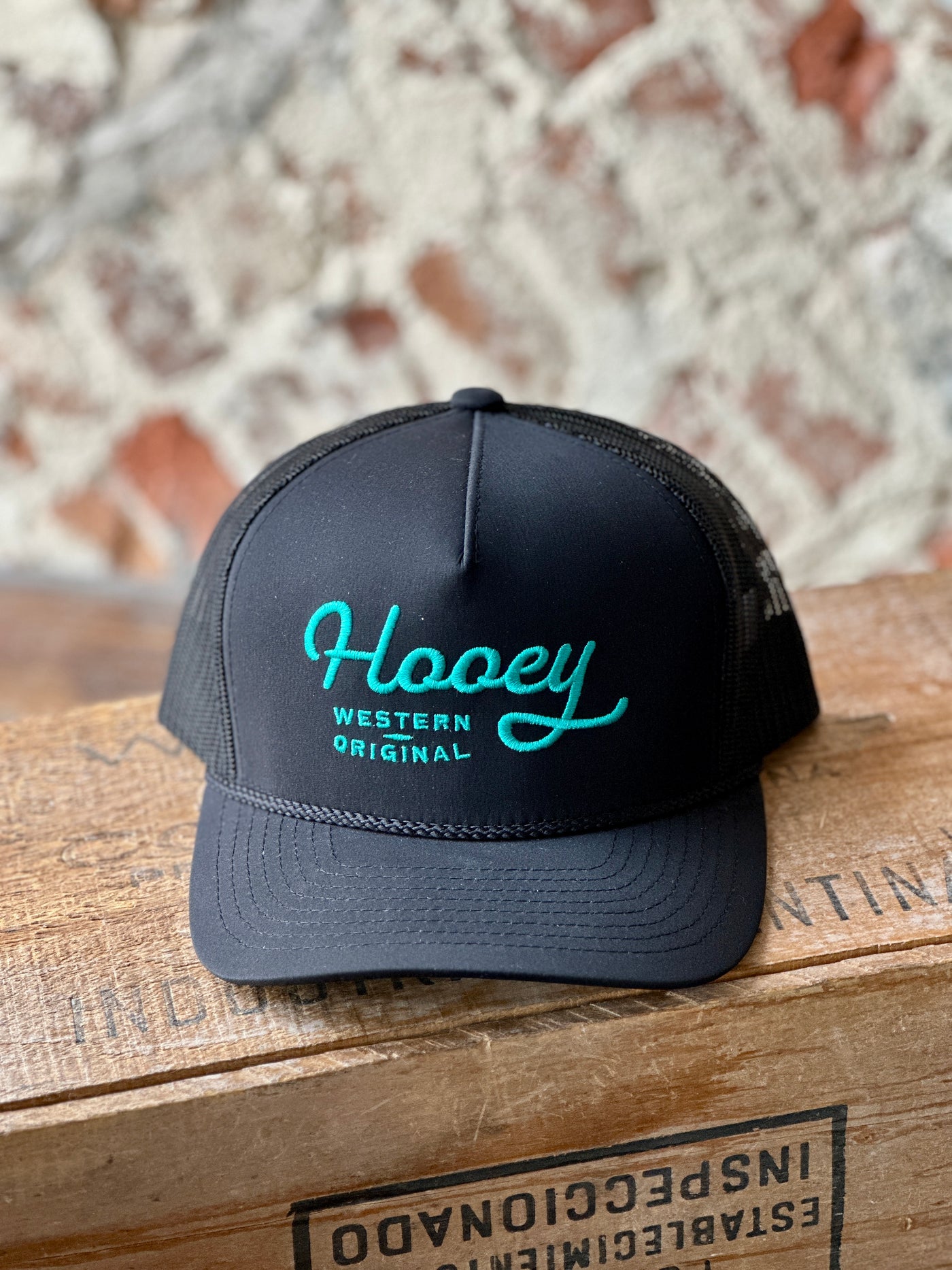 Hooey OG Youth Cap [Black & Teal]