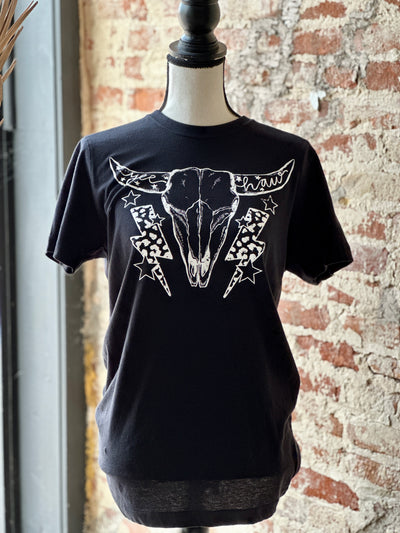 Caleb Bull Skull Graphic Tee ✜ON SALE NOW✜