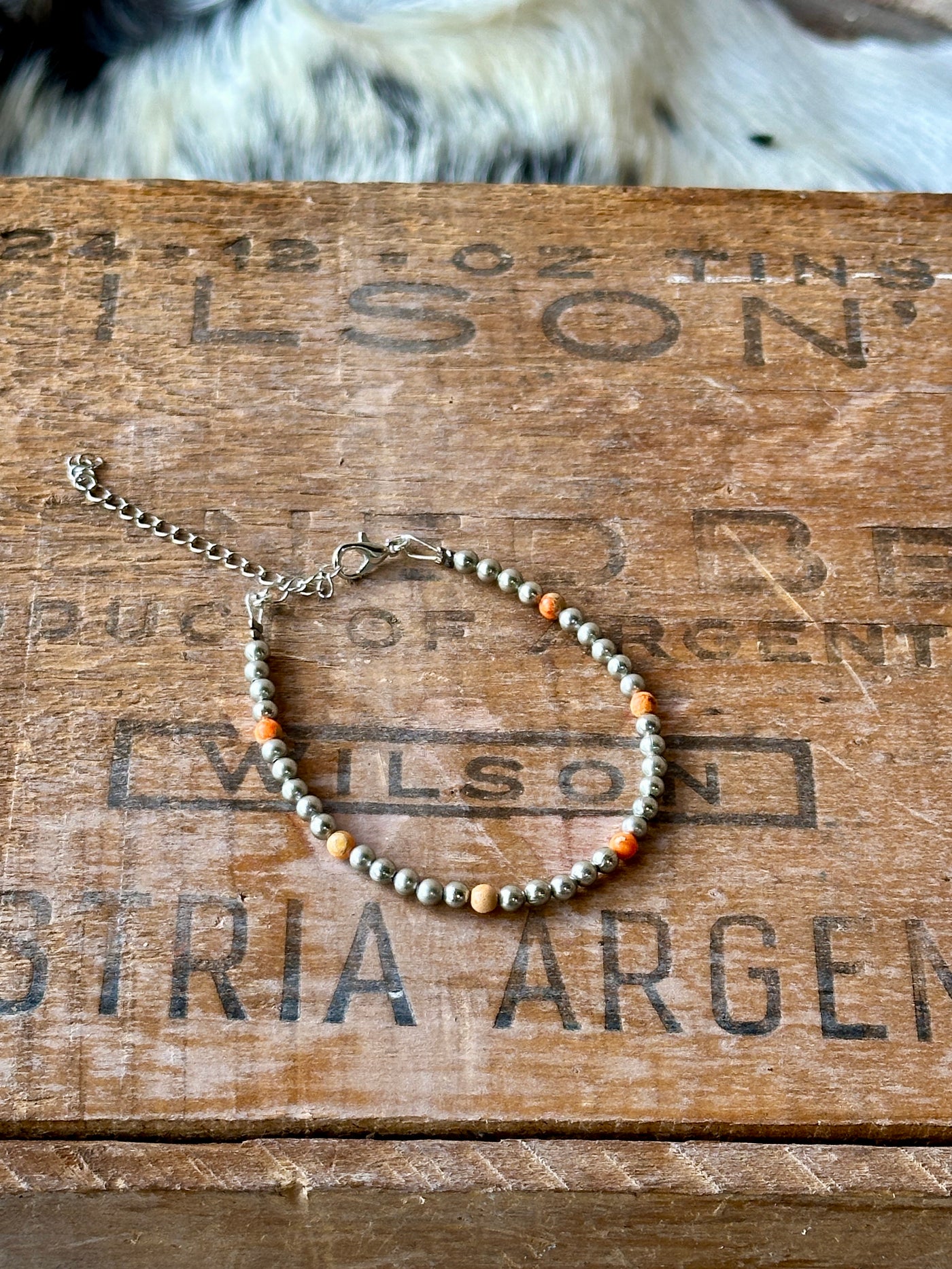 Shemar Orange Magnesite Bracelet ✙ON SALE NOW✙