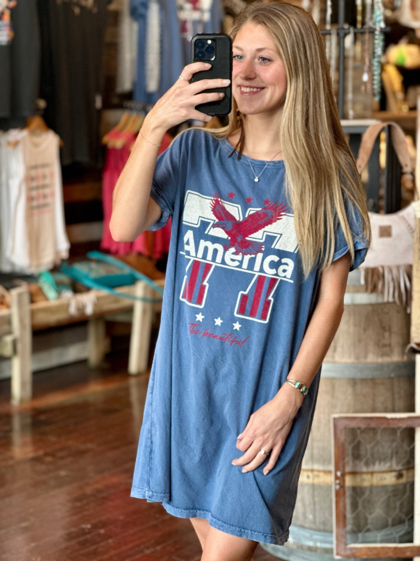 Washington Graphic Tee Dress ✜ON SALE NOW✜