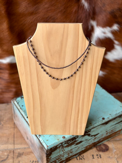 Irina Copper Navajo Pearl Necklace