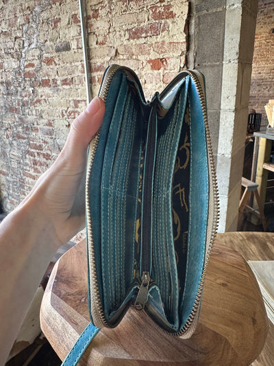 CS023 Madison Wallet [Turquoise] ✜FINAL SALE✜