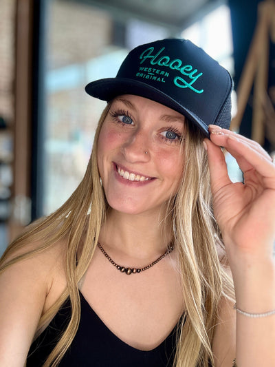 Hooey OG Youth Cap [Black & Teal]