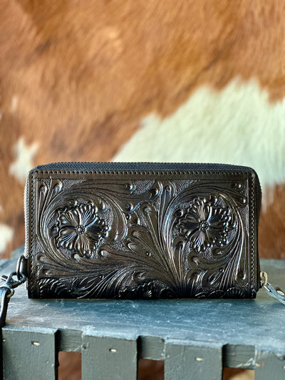 Cholula Tooled Leather Wallet