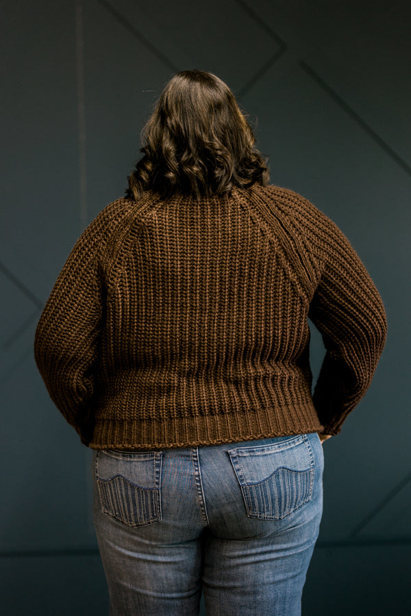Acadia Turtleneck Sweater [Chocolate]