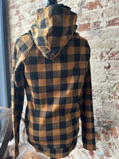 Ampersand Avenue Luke Checkered Hoodie ✜ON SALE NOW: 40% OFF✜