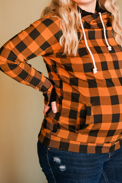 Ampersand Avenue Luke Checkered Hoodie ✜ON SALE NOW: 40% OFF✜
