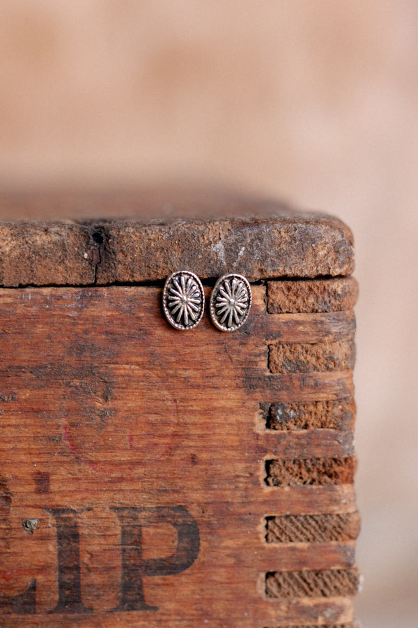 Anne Concho Stud Earrings