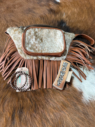 Ansley Cowhide Fanny/Pack Belt Bag ✜ON SALE NOW: 25% OFF✜