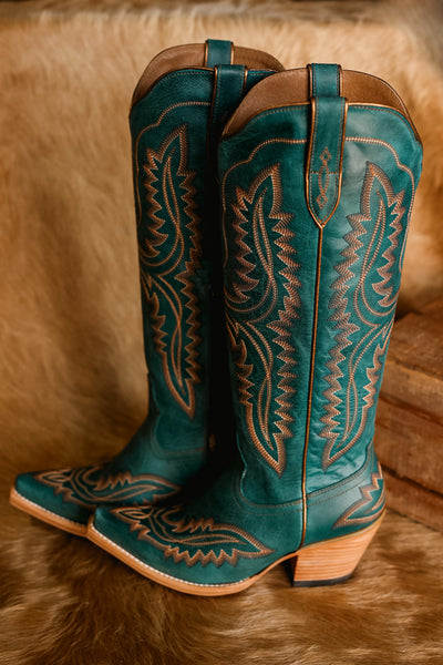Ariat Casanova Snip Toe Boots [Turquoise]