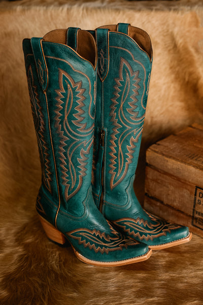 Ariat Casanova Snip Toe Boots [Turquoise]