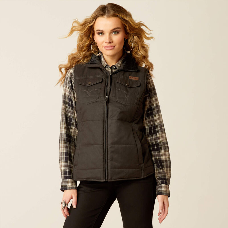 Ariat Grizzy Quilted Vest [Black]