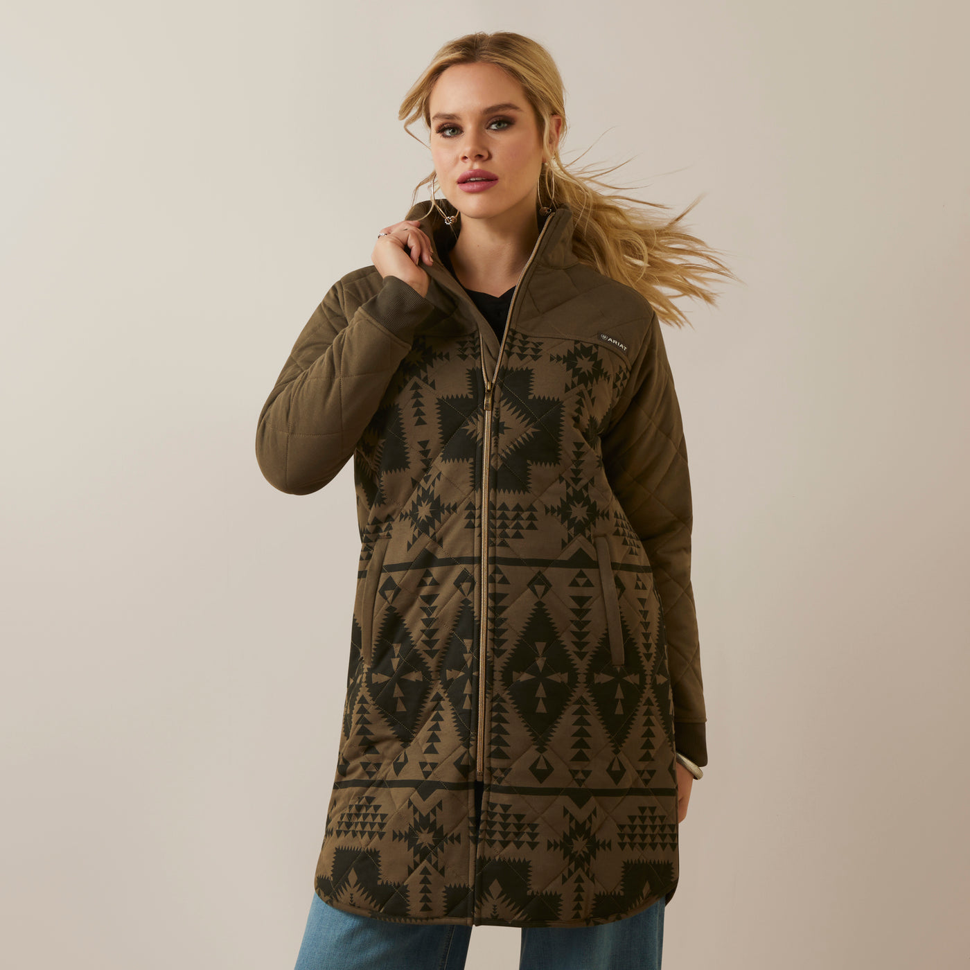 Ariat Ireland Quilted Aztec Jacket