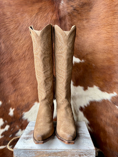 Ariat Laramie Stretch Fit Boot [Distressed Dijon Suede]