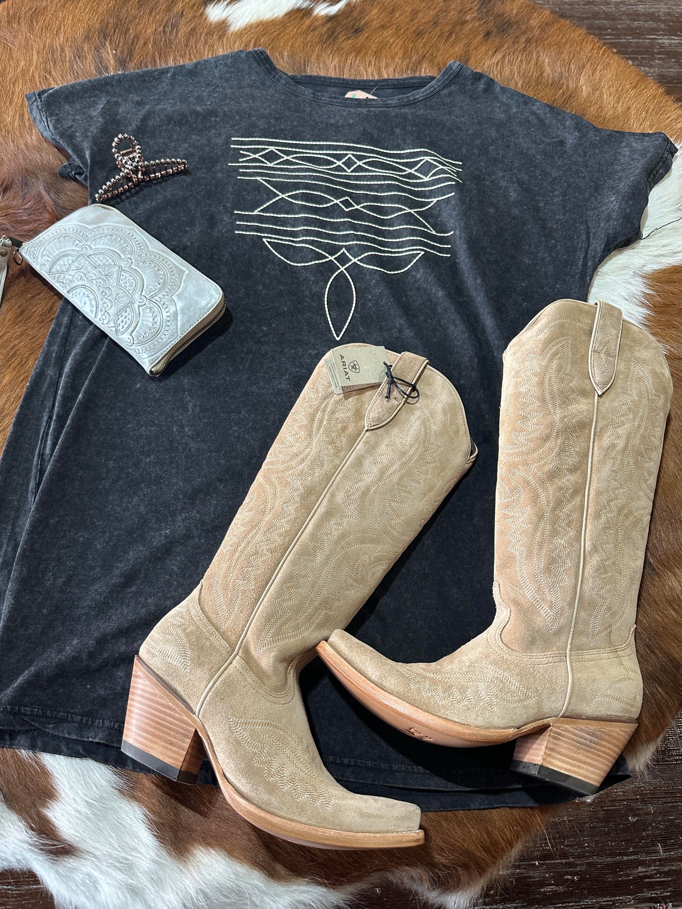 Ariat Casanova Snip Toe Boot [Taupe]