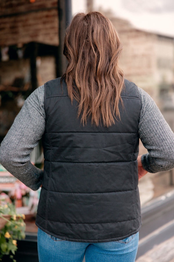 Ariat Grizzy Quilted Vest [Black]