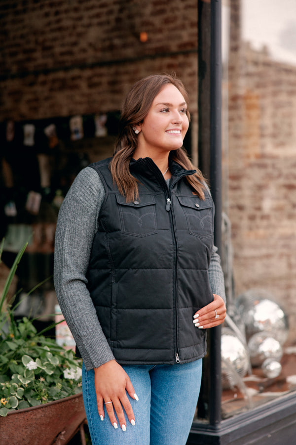 Ariat Grizzy Quilted Vest [Black]