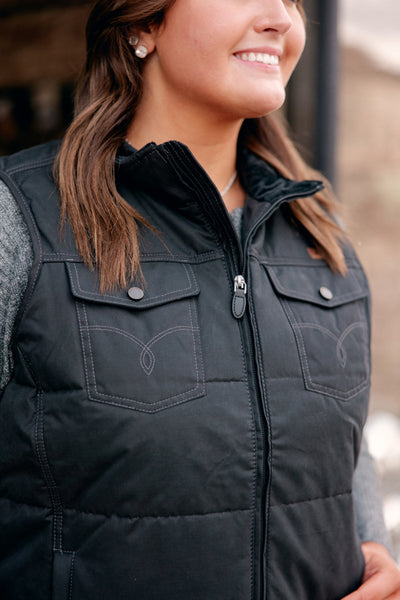 Ariat Grizzy Quilted Vest [Black]