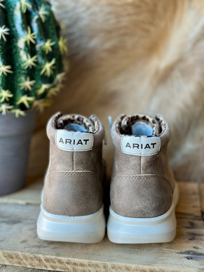 Ariat Hilo high-top sneakers with a comfortable fit, breathable insole, and easy slip-on access.