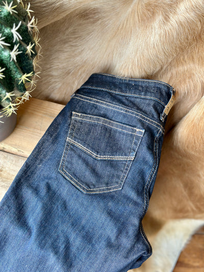 Close-up of Ariat Ophelia Trouser Jeans – 9” Rise for a Perfect Mid-Waist Fit