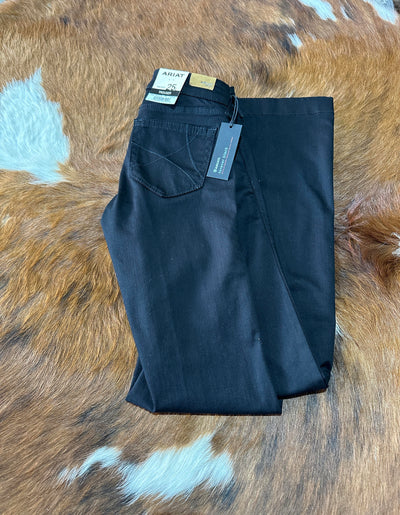 Ariat Trouser Mid-Rise Forever Black Wide Leg Pant