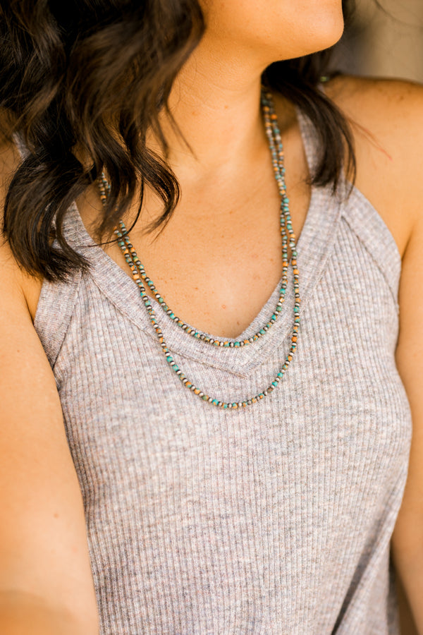 Ashlee Gemstone Bead Layered Necklace