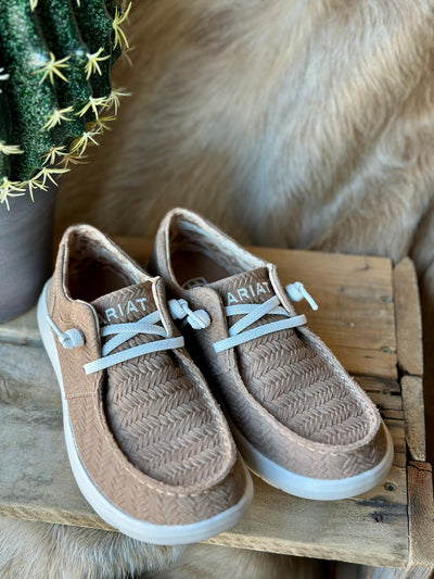 Ariat Hilo Slip-On Shoe [Tan Woven Emboss]