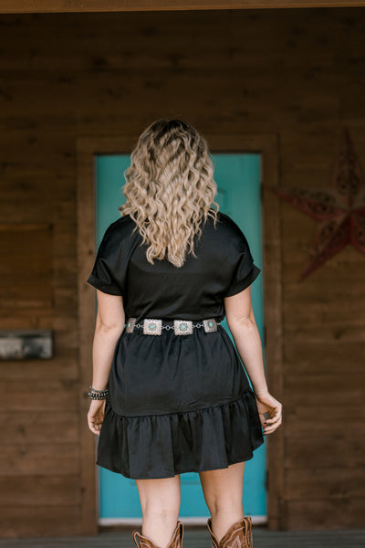 Berklee Tiered Dress [Black]