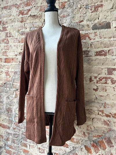 Bobbie Textured Knit Cardigan