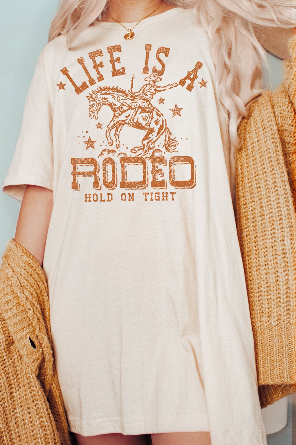 Chad Rodeo Life Oversized Graphic Tee