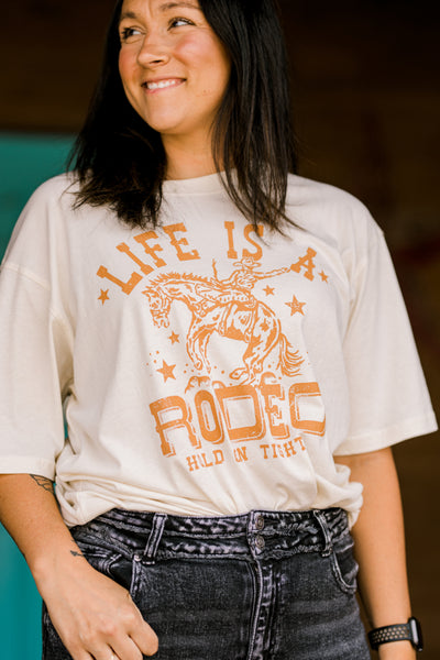 Chad Rodeo Life Oversized Graphic Tee ✜ON SALE NOW: 25% OFF✜