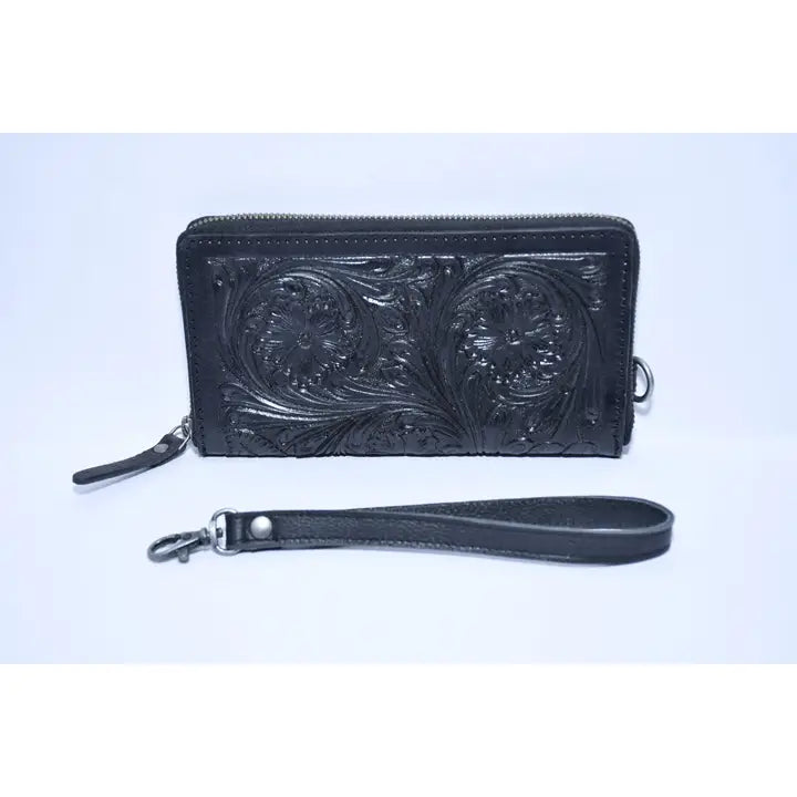 Cholula Tooled Leather Wallet