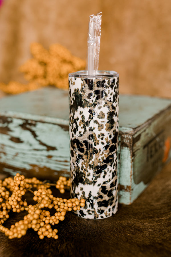 Christina Wifey Leopard Tumbler