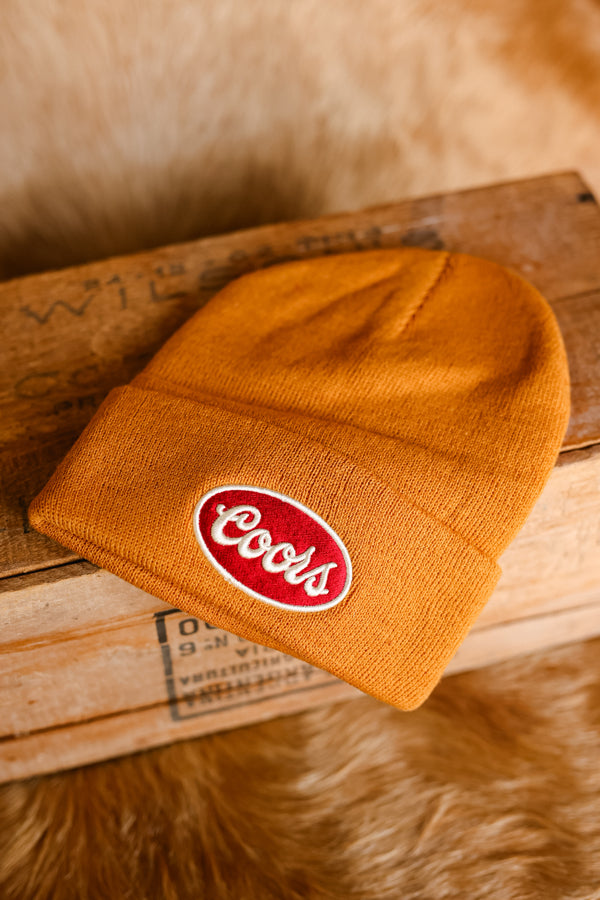 Clint Coors Patch Knit Stocking Hat ✜ON SALE NOW: 25% OFF✜