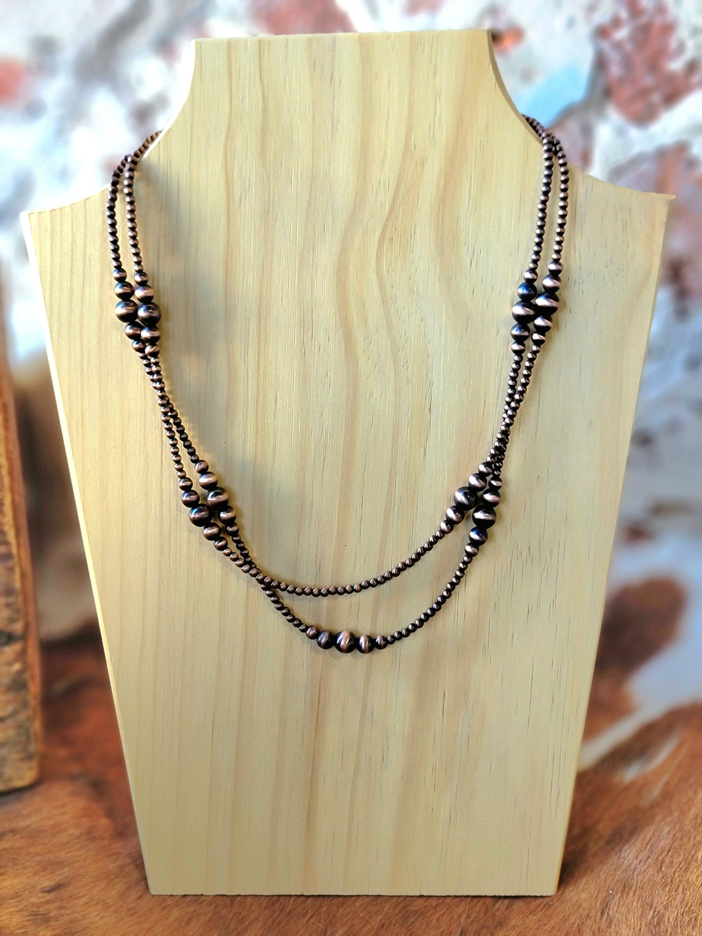 Cody Navajo Copper Pearl Necklace