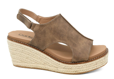 Corky's K Bye Wedge Sandals [Tan]