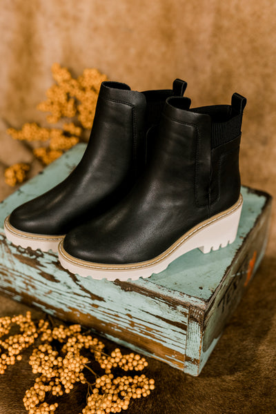 Corkys Basic Wedge Boot [Black]