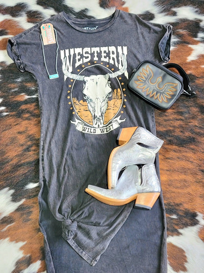 Dacia Western Graphic Tee Dress ✜ON SALE NOW✜