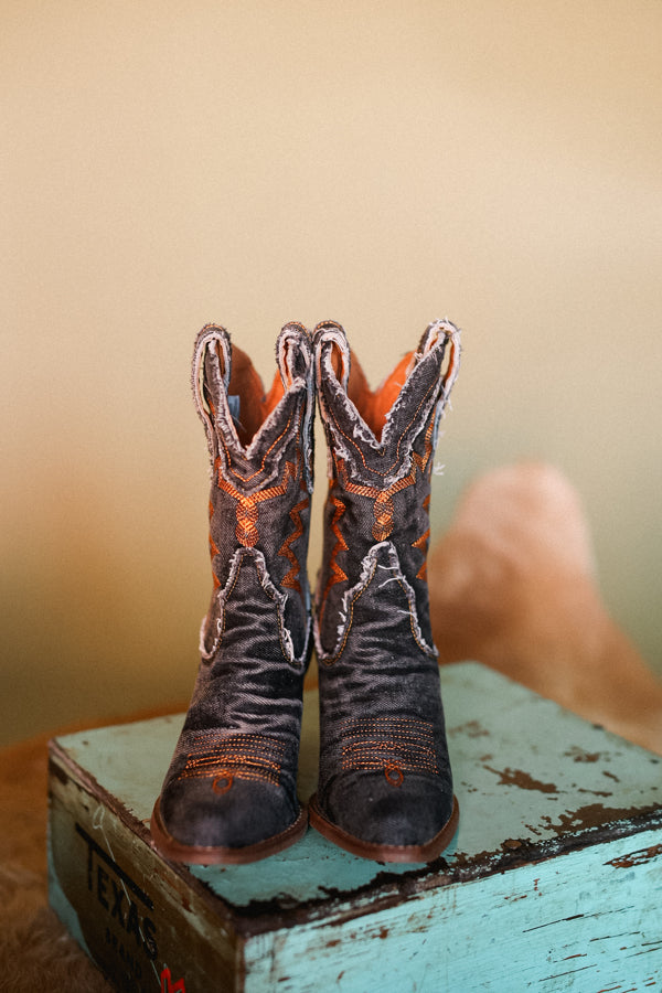 Dingo Ya ll Need Dolly Denim Boots ON SALE NOW Broker Leather